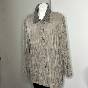 Pebble Rayon Tunic Blouse Large